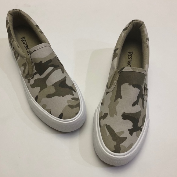 camo slip on shoes womens